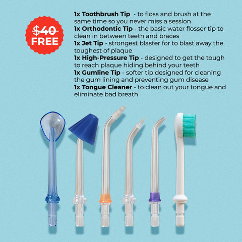 PUURSMILE WATER FLOSSER - 55% OFF CYBER MONDAY  SALE + 4 FREE GIFTS (WORTH $150)