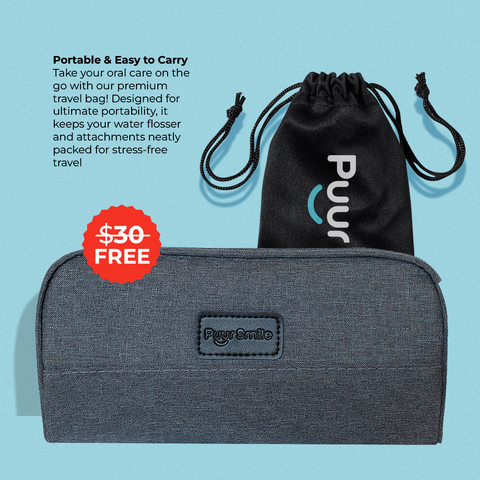 PUURSMILE WATER FLOSSER - 55% OFF CYBER MONDAY  SALE + 4 FREE GIFTS (WORTH $150)