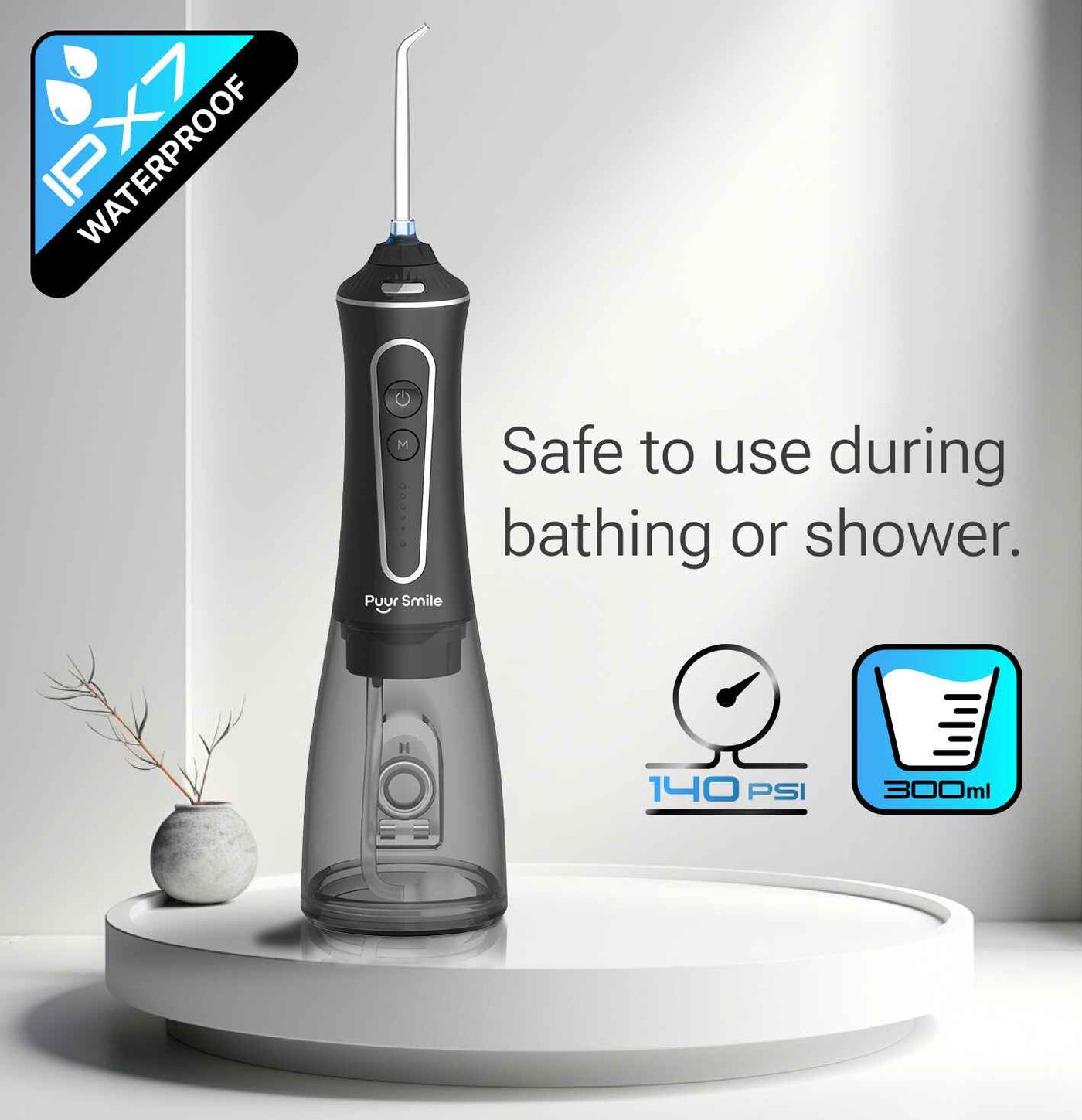 PUURSMILE WATER FLOSSER - 50% OFF MOTHER'S DAY SALE + 3 FREE GIFTS (WORTH $120)