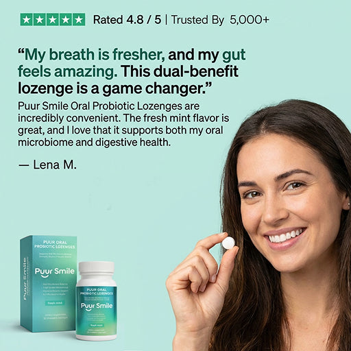 Puursmile Oral Probiotic Lozenge Melt – Restores the Good Bacteria Your Mouth Loses Every Time You Brush v4